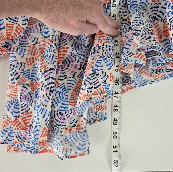 Willa Story Mia Ruffled Tiered Asymmetrical Halter Midi Sundress XS Euro Summer - Picture 12 of 14